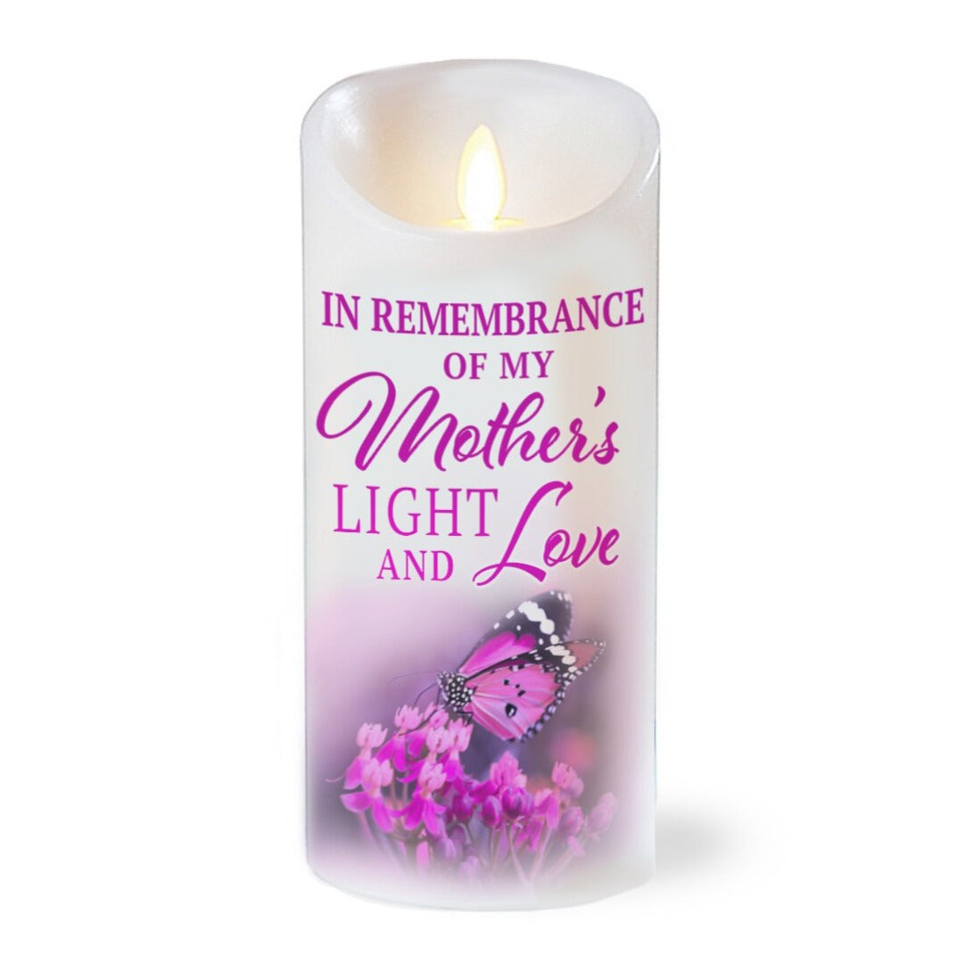Mother Love LED Dancing Wick Memorial Candle.