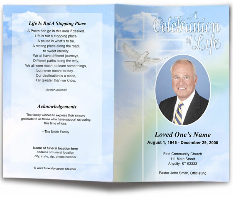 Funeral Program Background Free