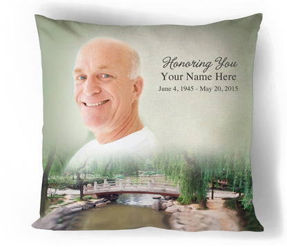 Bridge In Loving Memory Toss Pillow.