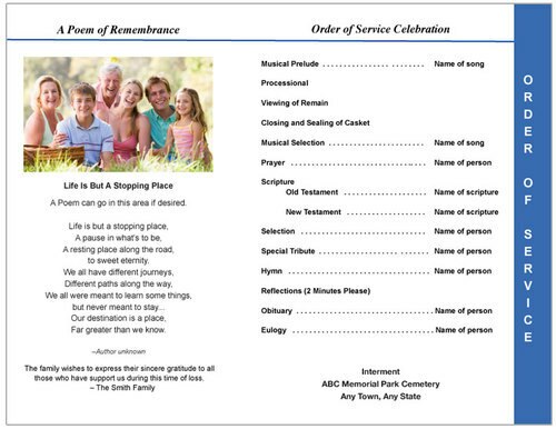 Seascape 8-Sided Graduated Program Template.