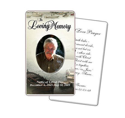 Fishing Prayer Card Template.
