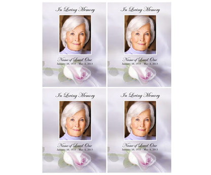 Beloved Small Memorial Card Template.