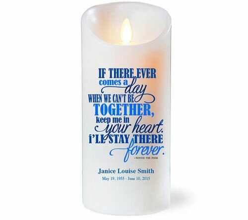 If Ever Dancing Wick LED Memorial Candle.