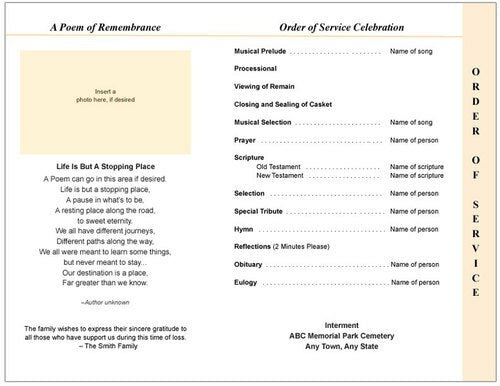 Seashore 8-Sided Graduated Program Template.