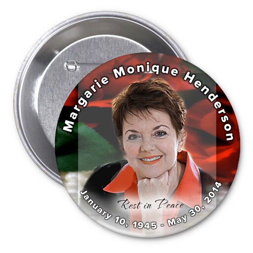 Elegance Memorial Button Pin (Pack of 10).