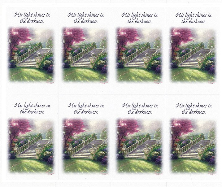 Thomas Kinkade Stairway of Paradise Prayer Card Paper (Pack of 24).