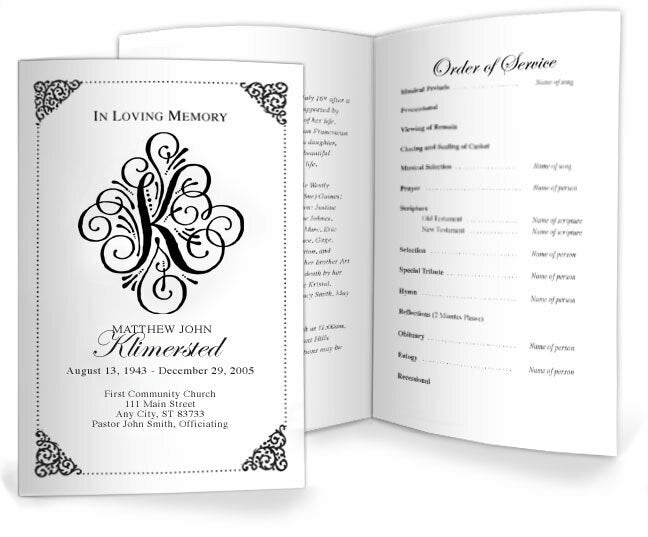 Monogram K Program Template.
