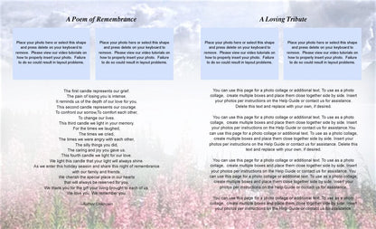 Seasons Funeral Booklet Template.