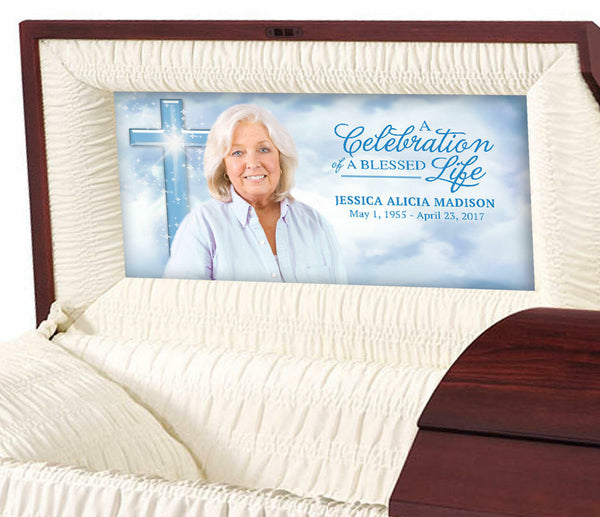 Adoration Cross Casket Panel Insert – Funeral Program-Site Funeral ...