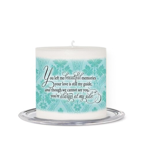 Beth Personalized Small Wax Memorial Candle.