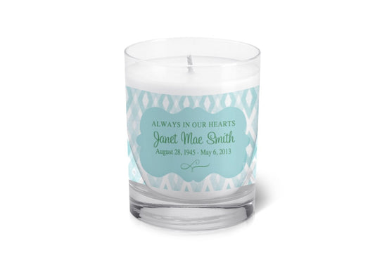 Charlotte Personalized Votive Memorial Candle.
