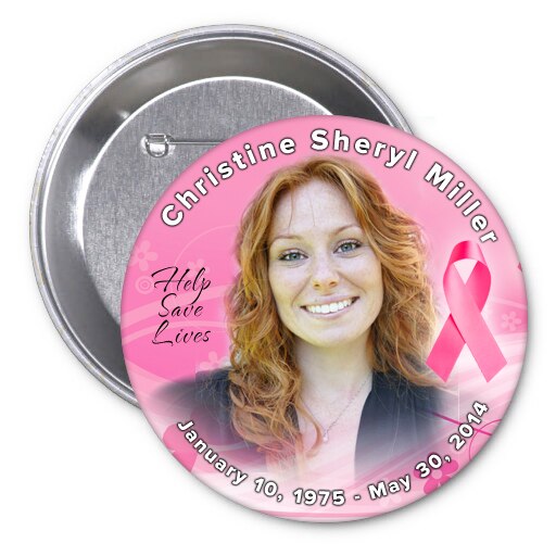 Awareness Memorial Button Pin (Pack of 10).