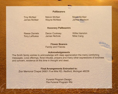 Footprints 8-Sided Graduated Bottom Fold Template.
