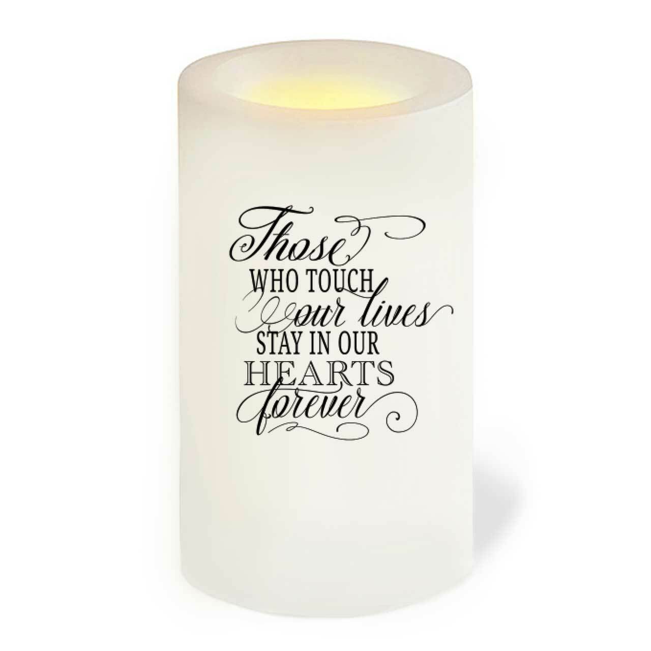 Brennan Personalized Flameless LED Memorial Candle.