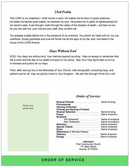 Ambrosia 8-Sided Graduated Bottom Fold Template.