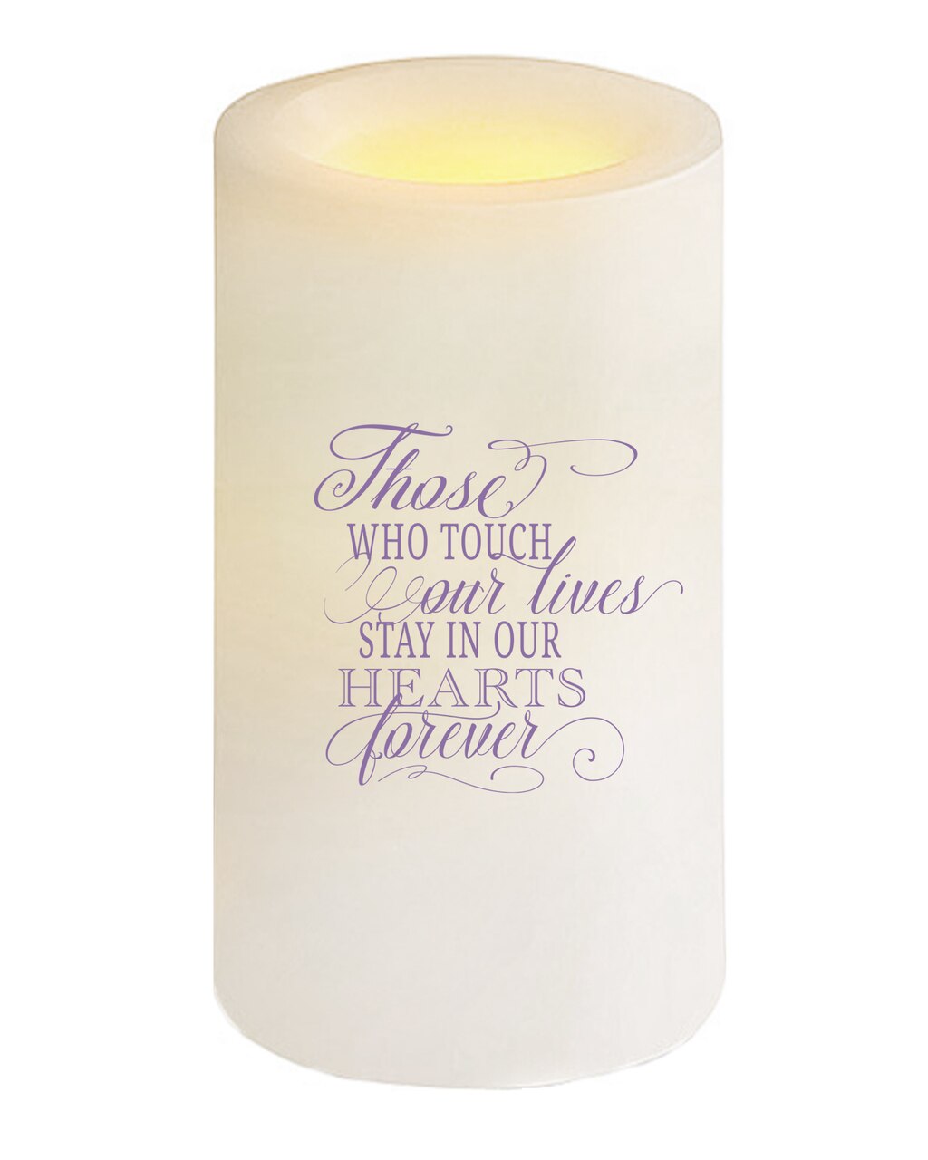 AnnaBelle Personalized Flameless LED Memorial Candle.
