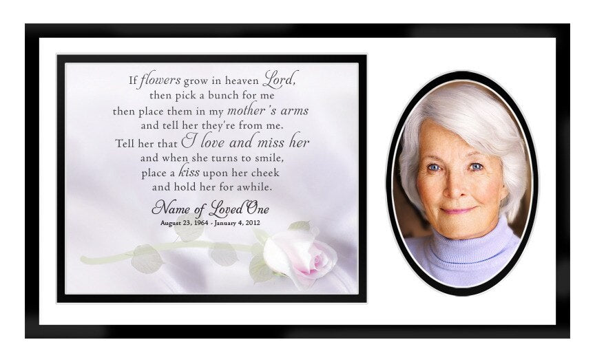 Beloved Memorial Frame Plaque Keepsake.