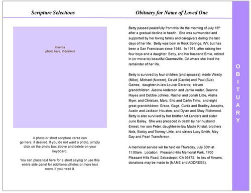 Rapture 8-Sided Graduated Program Template.