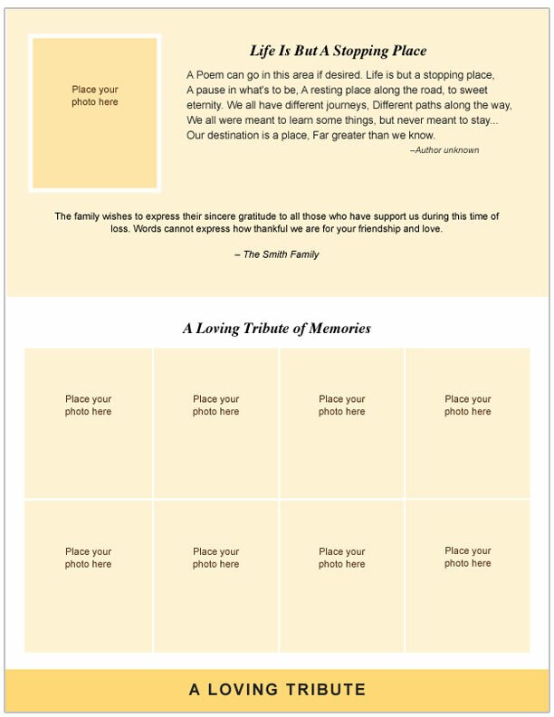 Footprints 8-Sided Graduated Bottom Fold Template.