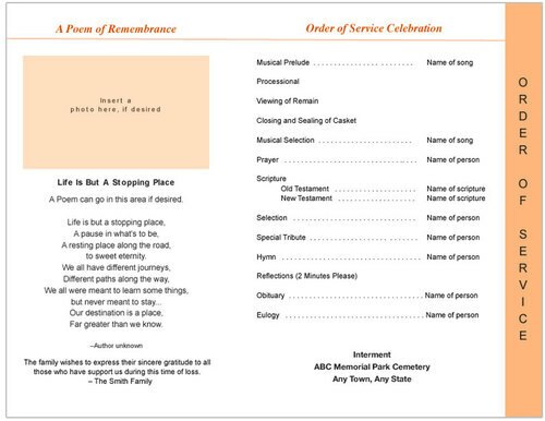 Rejoice 8-Sided Graduated Program Template.