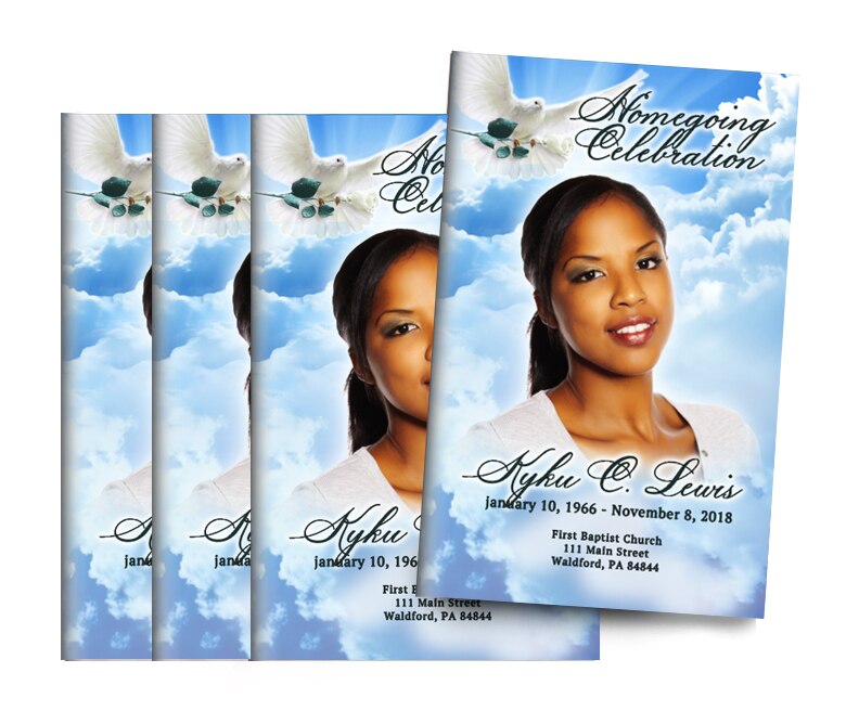 custom funeral programs