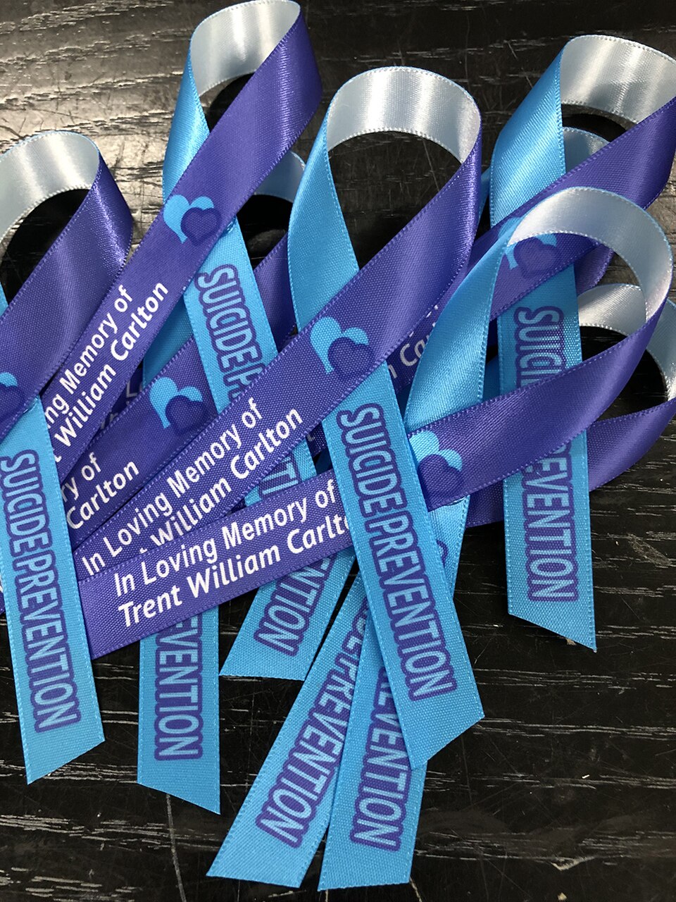 Fneral Program Ribbon Suicide Awareness Ribbons | Purple Teal Ribbon – Funeral Program-Site ...