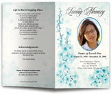 Spring Funeral Program Template | DIY Funeral Programs – Funeral ...