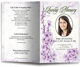 Spring Funeral Program Template | DIY Funeral Programs – Funeral ...