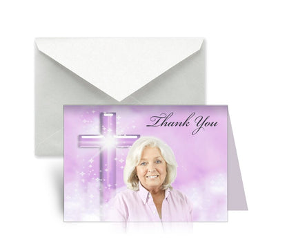 Adoration Funeral Thank You Card Design & Print (Pack of 50).