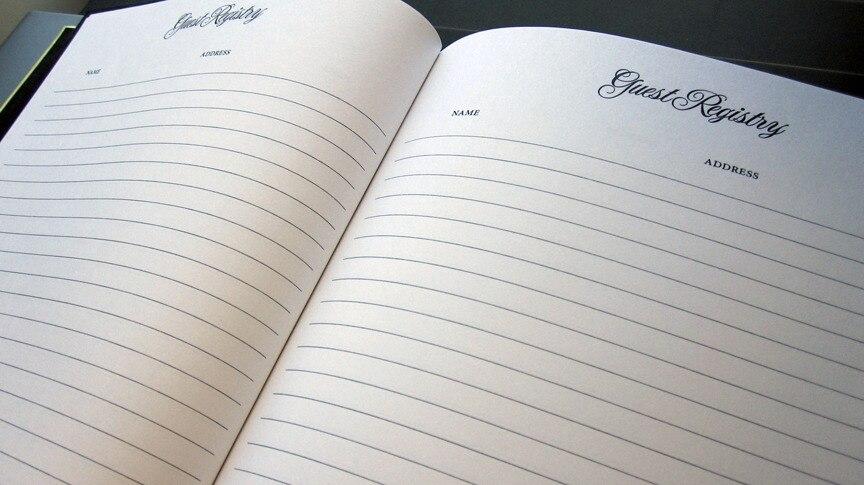 Generic In Loving Memory Funeral Guest Book