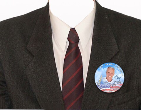 Air Force Memorial Button Pin (Pack of 10).