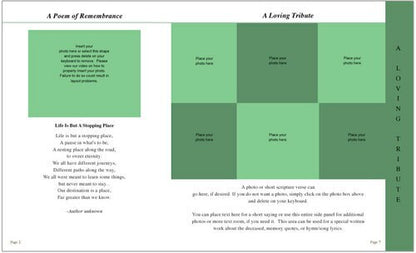 Blossom 8-Sided Graduated Program Template.