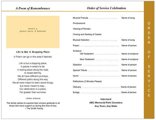 Shine 8-Sided Graduated Program Template.