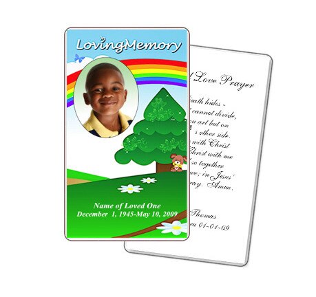 Delight Prayer Card Template.