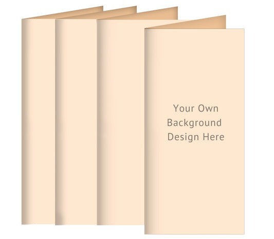 Custom Long Fold Program Design & Print (Pack of 50).