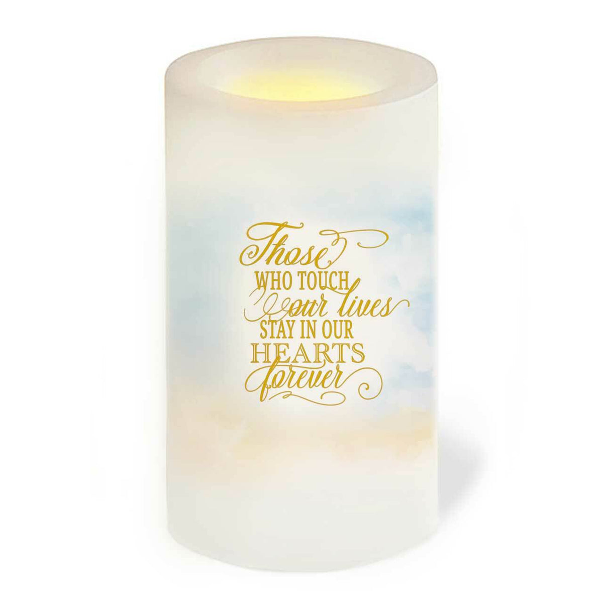 Funeral Led Personalized Memorial LED Candle Flameless Framed Florals – Funeral ...