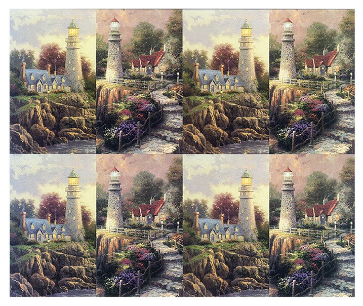 Thomas Kinkade Sea of Tranquility Prayer Card Paper (Pack of 24).