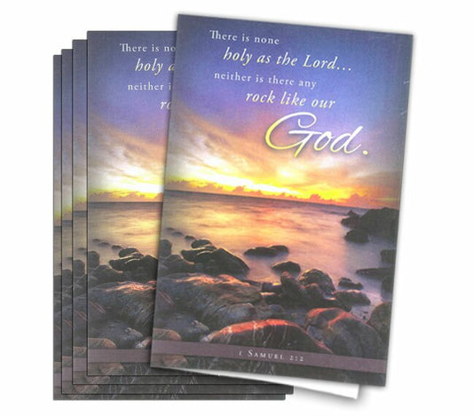 Rock of Ages Funeral Program Paper (Pack of 25).