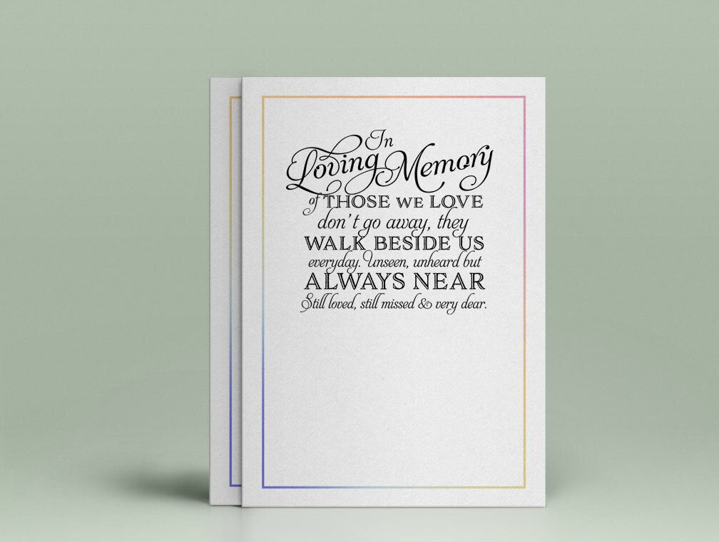 Of Those We Love Funeral Quote Word Art.