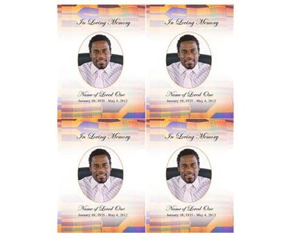 Kente Flat Card Template.