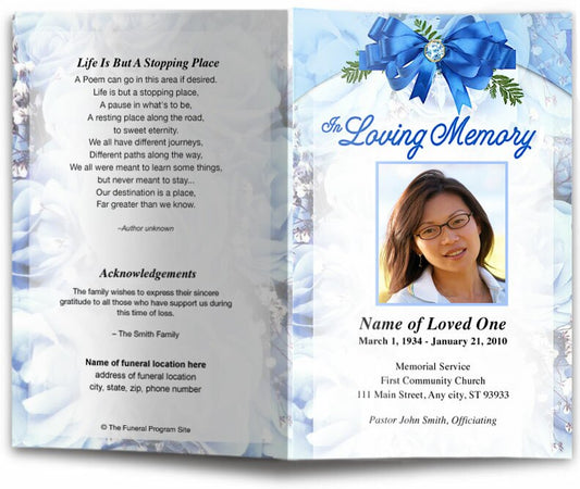 Royal Funeral Program Template.