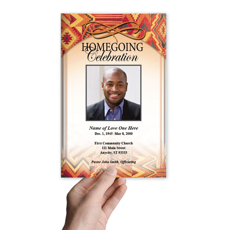 Impala Funeral Program Template.