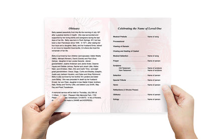 Alumni Funeral Program Template.