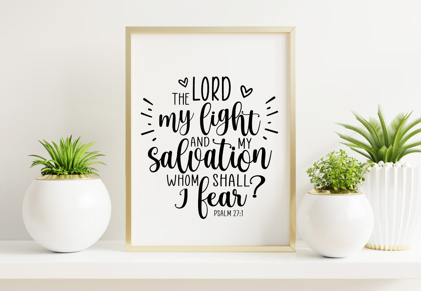 Light Salvation Bible Verse Word Art.