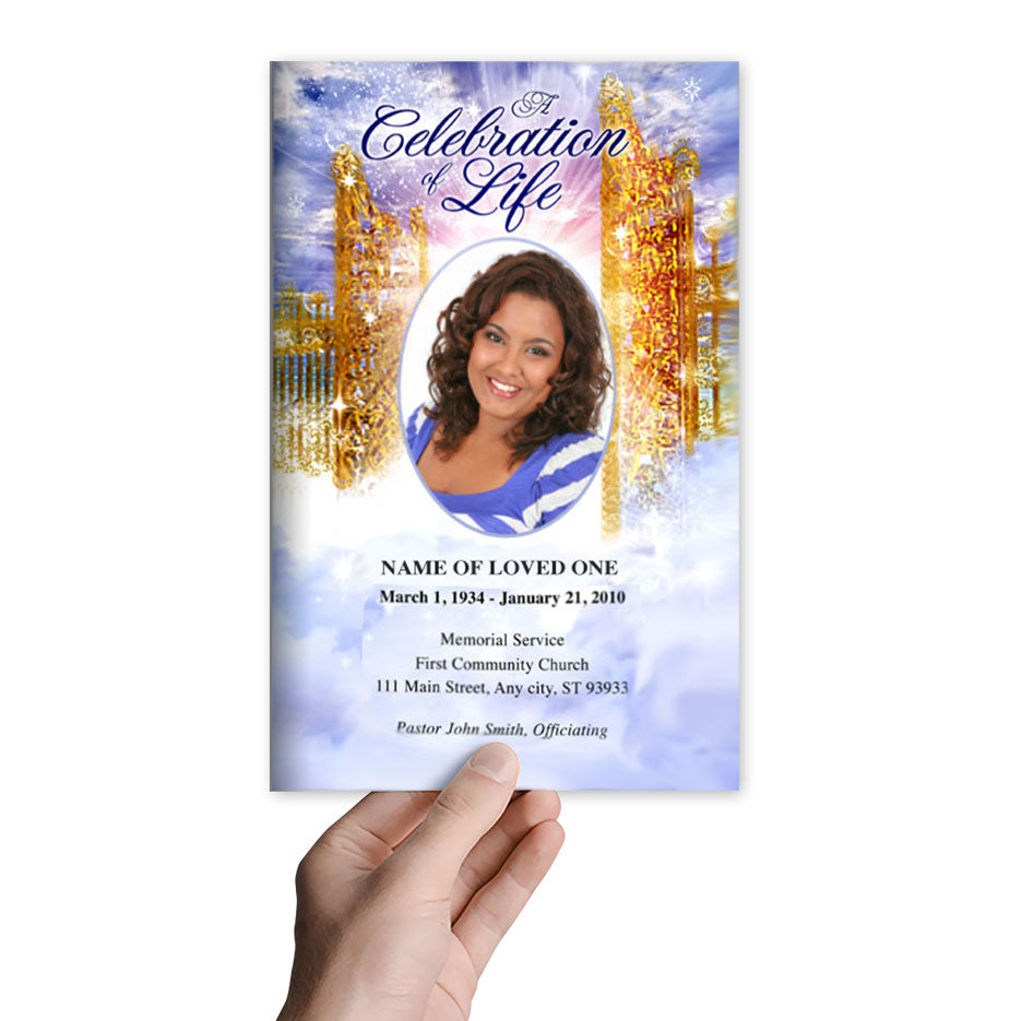 Pathway Funeral Program Template DIY Funeral Programs Funeral