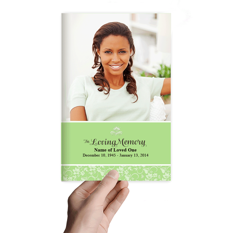 Praises Funeral Program Template.