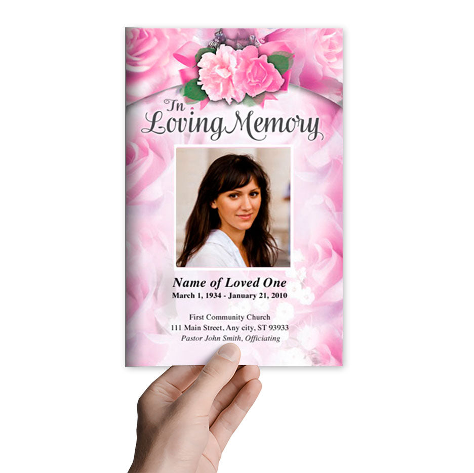 Rapture Funeral Program Template.