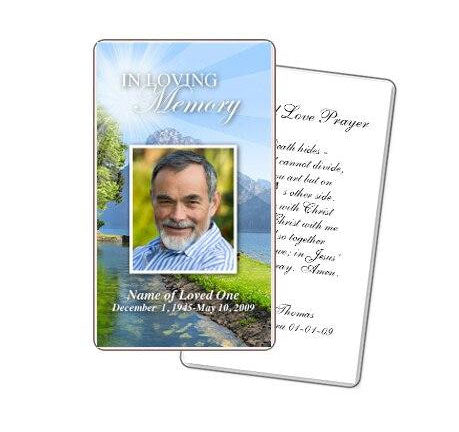 Reflection Prayer Card Template.