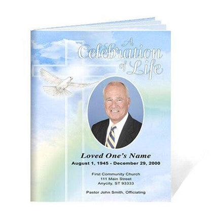 Salvation Funeral Booklet Template.