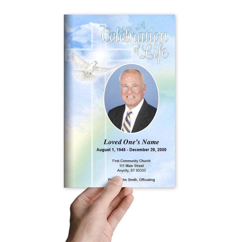 Salvation Funeral Program Template.